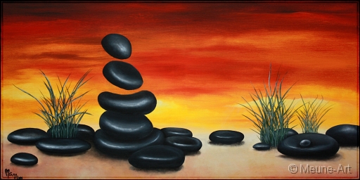 Aufbruchstimmung II Acryl auf Leinwand;
100 x 50 cm
